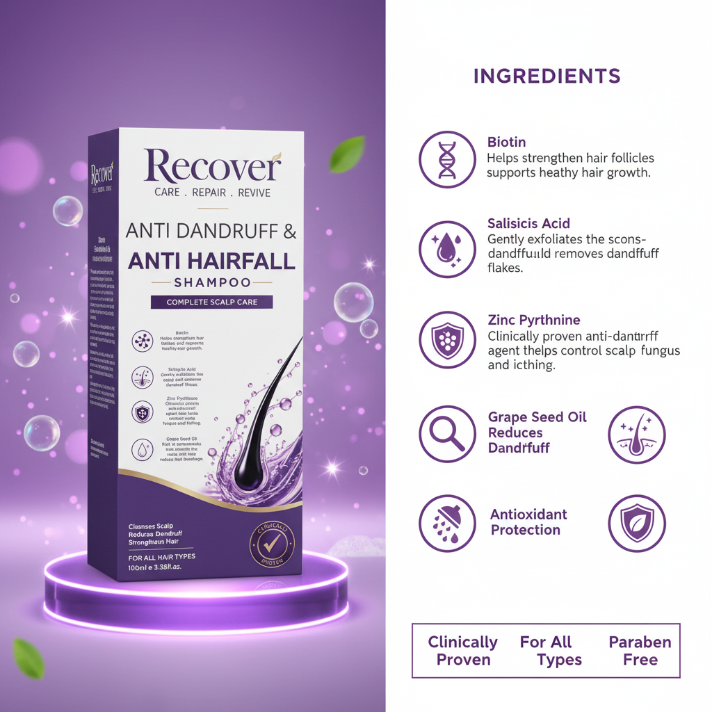 Recover Shampoo Infographic
