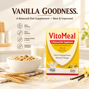 VitoMeal 200 g vanilla advertisement