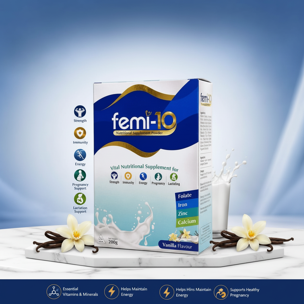 Femi-10 200g Box Marketing Image