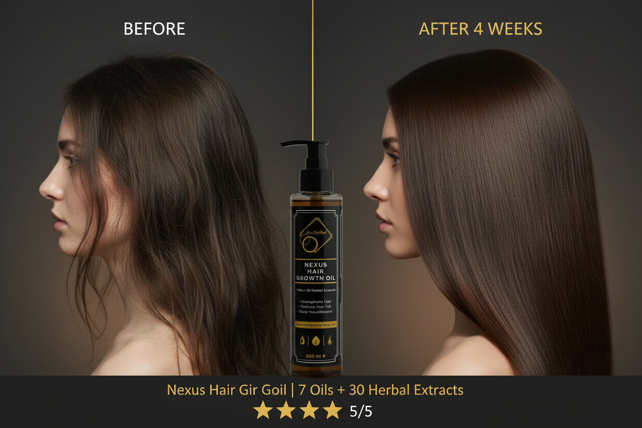 Nexus Hair Growth Oil – Before & After