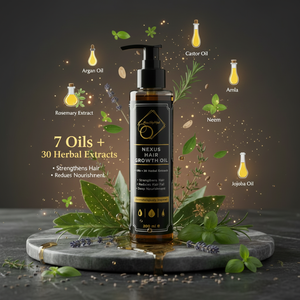 Nexus Hair Oil – Ingredient Infographic