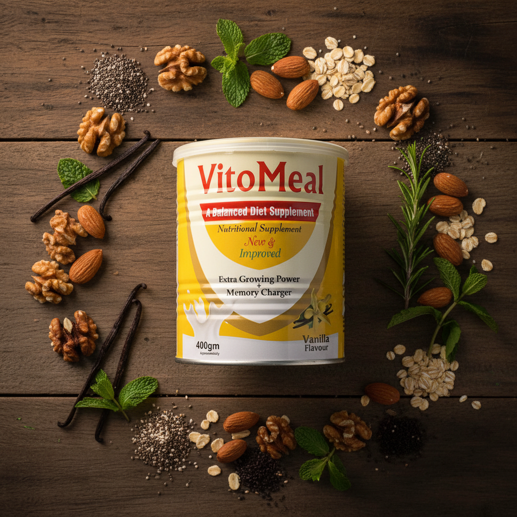 VitoMeal Rustic Flat Lay